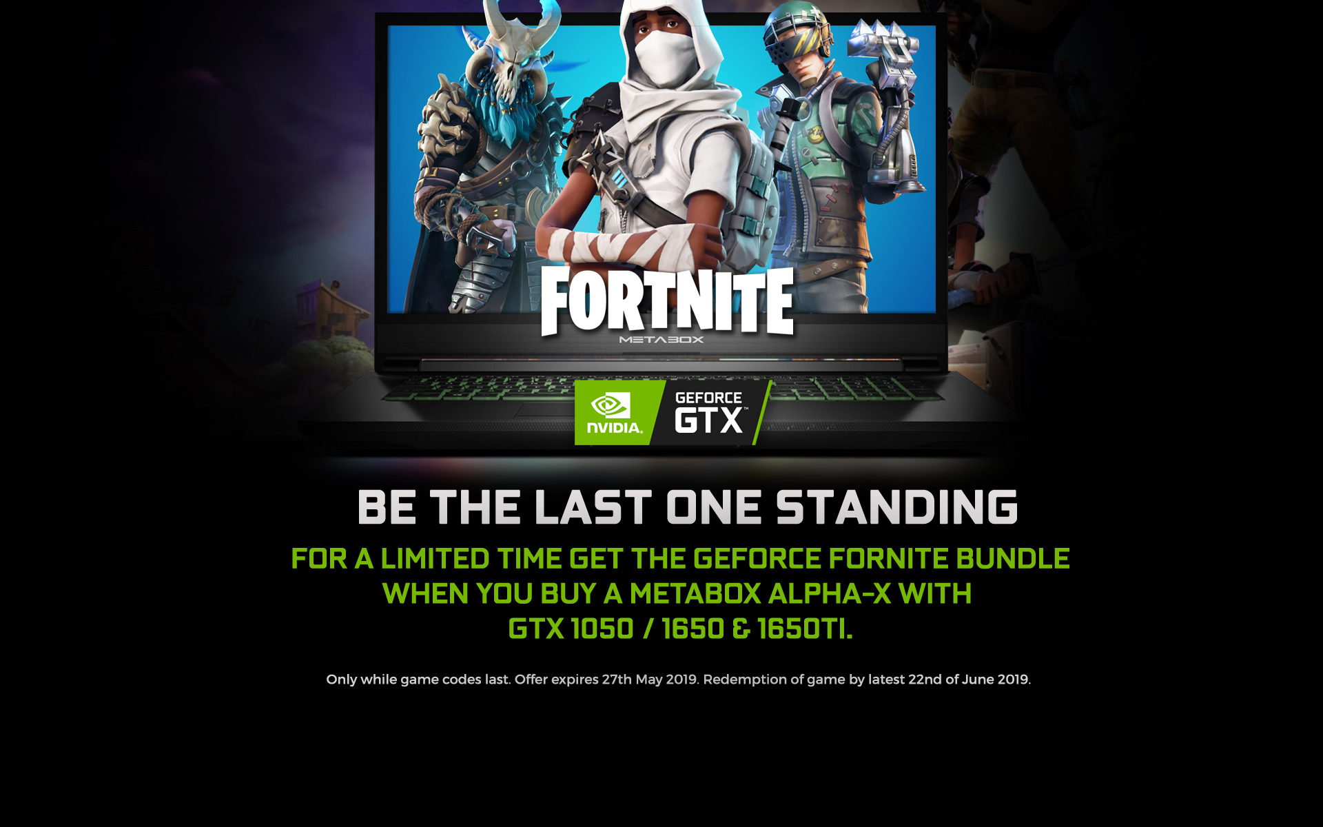 GeForce GTX Fortnite Bundle, Featuring The Counterattack Set